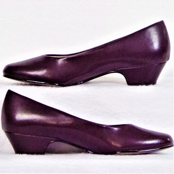 SOFT STYLE BY HUSH PUPPIES Size 4.5M brown pumps - Picture 5 of 16